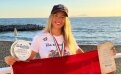 Ultra maraton y�z�c�s� Eda Savc�gil'den �talya'da 'tarihi' birincilik