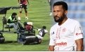 S�per Lig'in eski y�ld�z� �s�n�rken silindirin alt�nda kald�