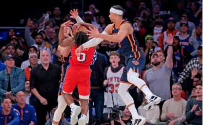 Knicks - 76ers manda 'birok fauln alnmad' ortaya kt 